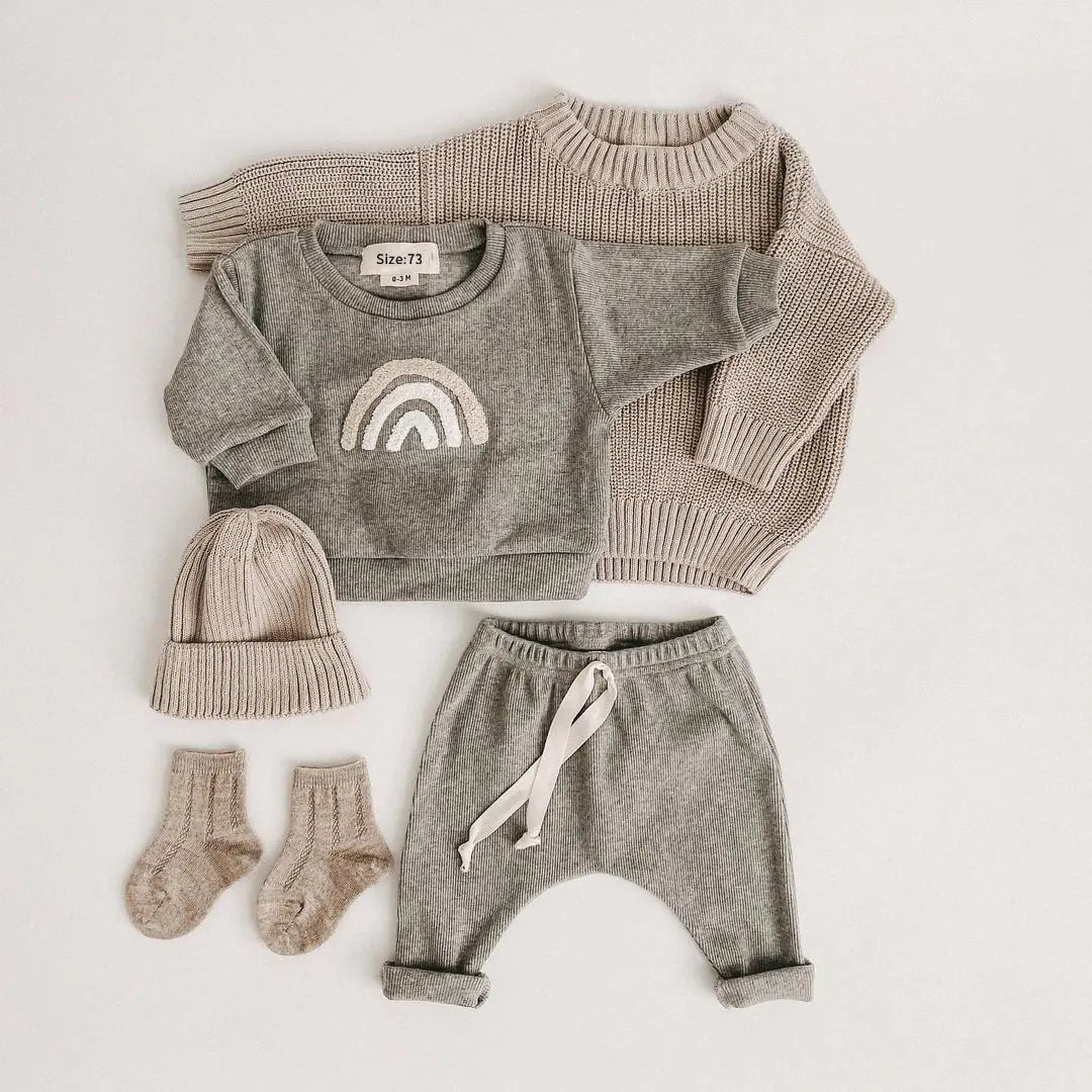 Autumn Winter Unisex Baby 2 Piece Set