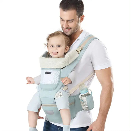 2-In-One Baby Carrier & Waist Stool