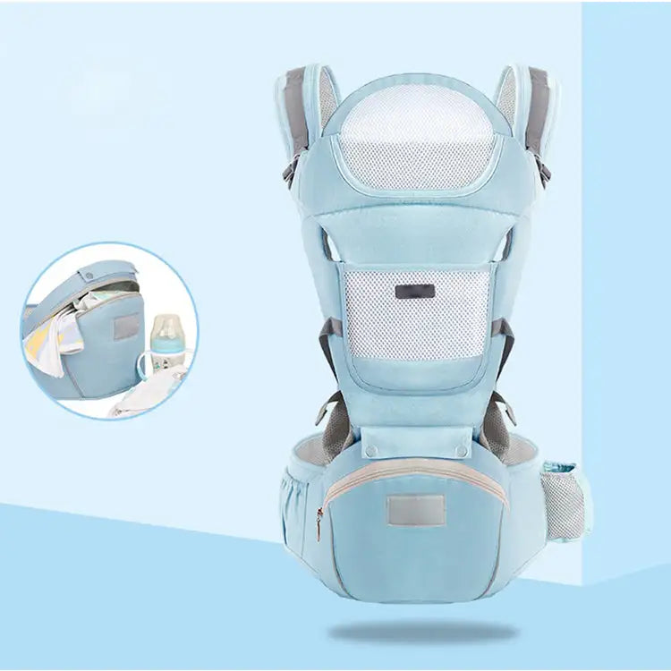 2-In-One Baby Carrier & Waist Stool