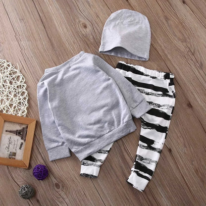 Baby Boys 3 Piece Pajama Set
