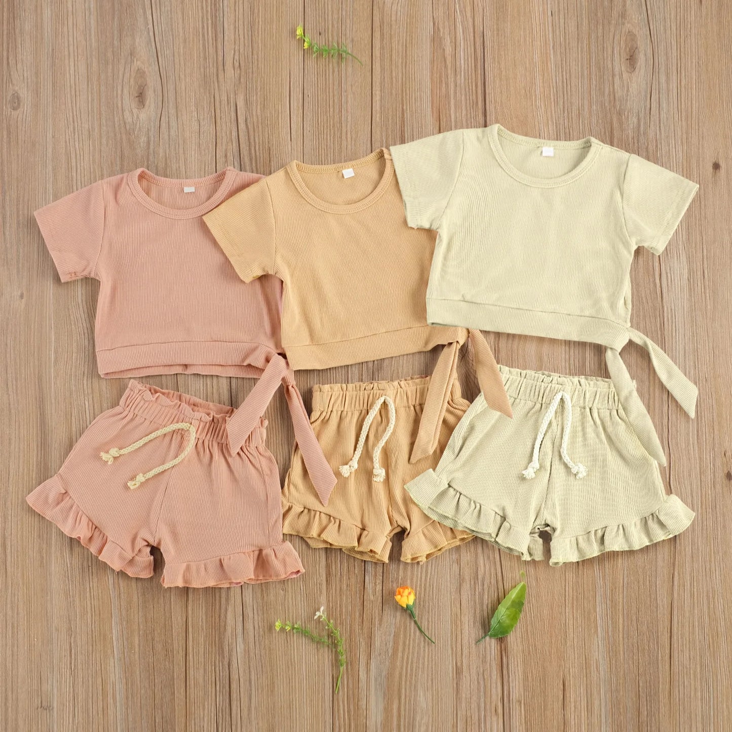 Baby Girl 2 Pieces Summer Outfit Set