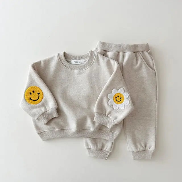 Winter Baby Sweatshirt and Pants Set 